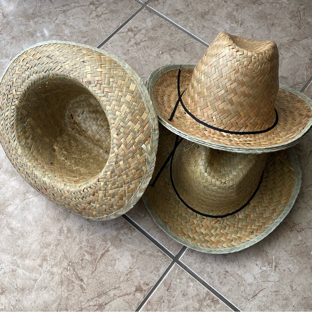 Natural Straw Cowboy Hats